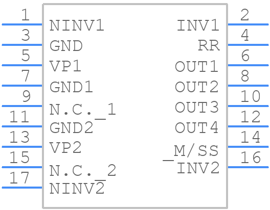 TDA1554QU - NXP - PCB symbol