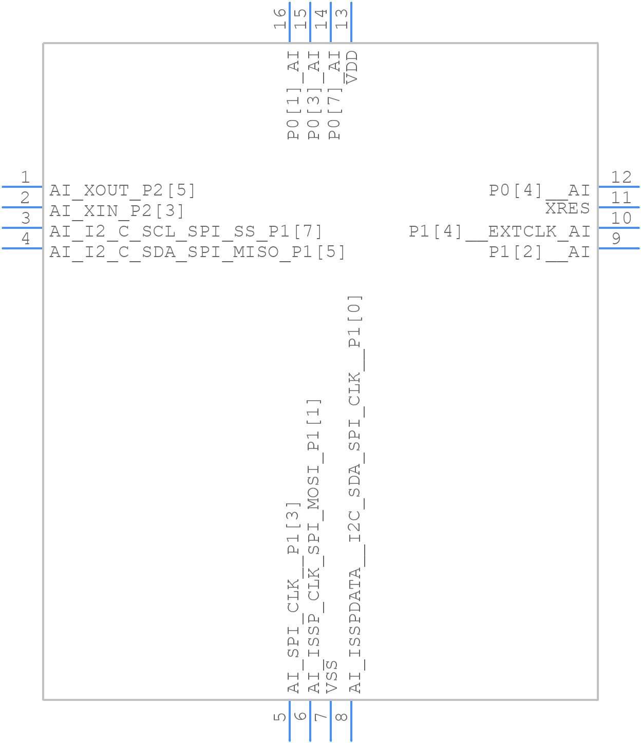 CY8C20237-24LKXI - Infineon - PCB symbol
