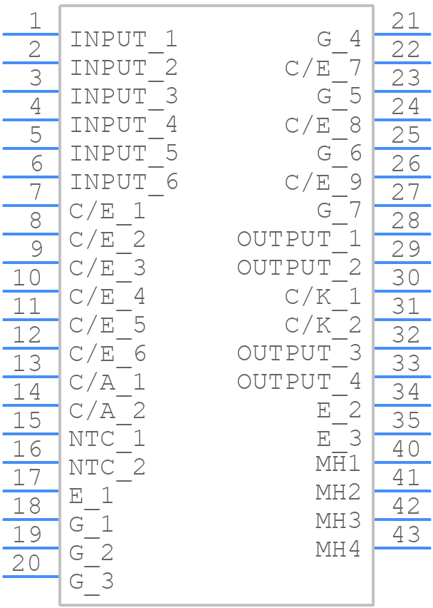 FP50R12KT3 - Infineon - PCB symbol
