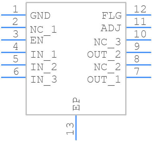 MIC69303YML-TR - Microchip - PCB symbol