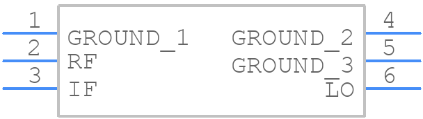 ADE-11X+ - Mini-Circuits - PCB symbol
