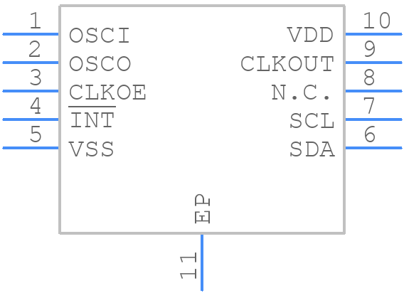 PCF85063ATL - NXP - PCB symbol