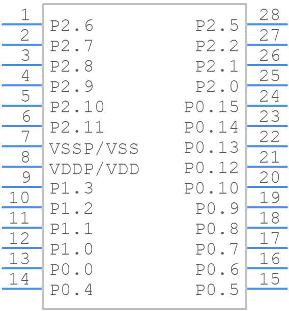 XMC1302T028X0200ABXUMA1 - Infineon - PCB symbol