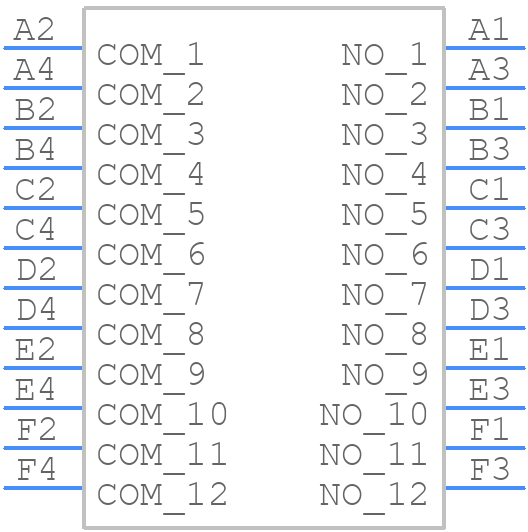206-216 - CTS - PCB symbol