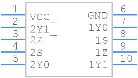 NX5L2750CGUX - NXP - PCB symbol