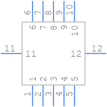 1053121210 - Molex - PCB symbol