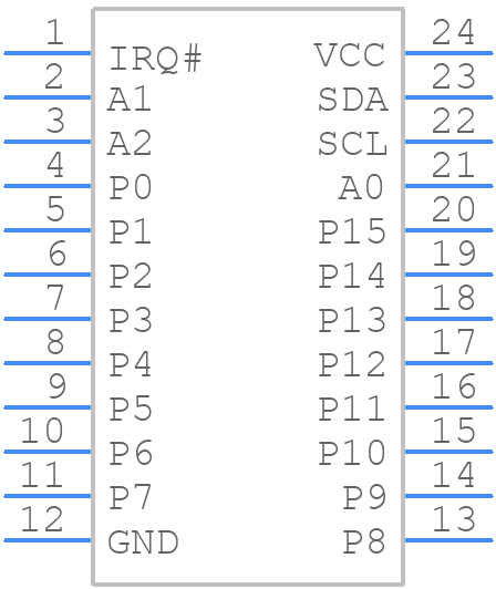 XRA1201IG24TR-F - MaxLinear, Inc. - PCB symbol