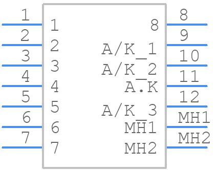 RJHSE-5381 - Amphenol - PCB symbol