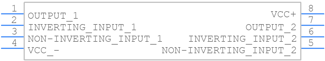 TL062ID - STMicroelectronics - PCB symbol