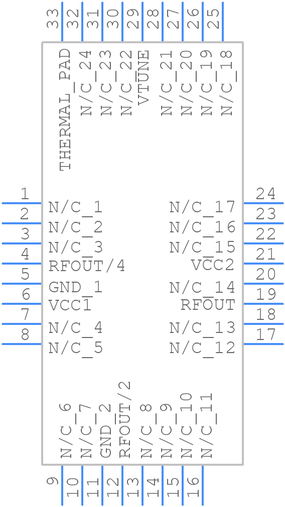 HMC515LP5E - Analog Devices - PCB symbol