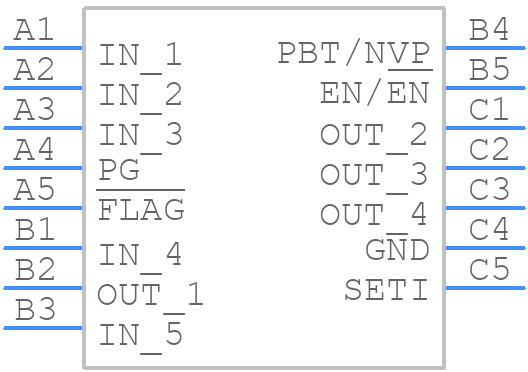 MAX20333ENL+T - Analog Devices - PCB symbol