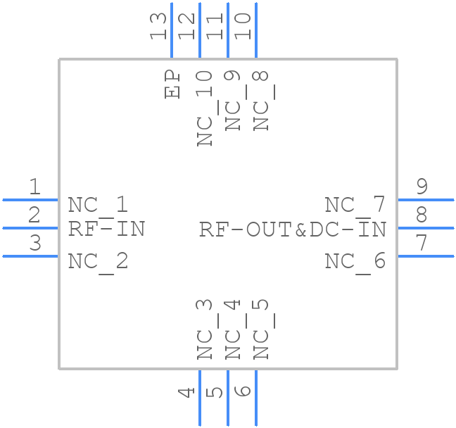 PMA3-63GLN+ - Mini-Circuits - PCB symbol