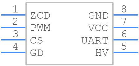 XDPL8210 - Infineon - PCB symbol