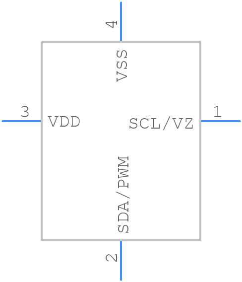 MLX90614ESF-ACK-000-SP - Melexis - PCB symbol