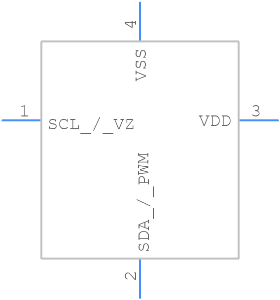 MLX90614ESF-BCK-000-SP - Melexis - PCB symbol