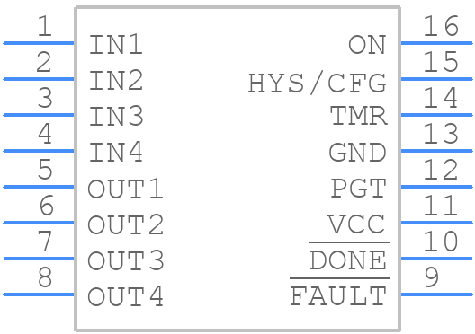 LTC2924IGN#TRPBF - Analog Devices - PCB symbol