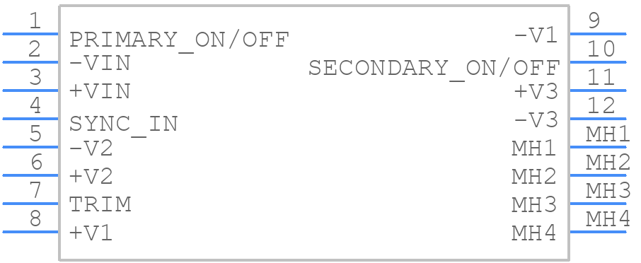 VKP60MT512 - Murata Electronics - PCB symbol