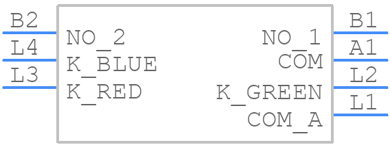 228EMVARGBFR - CTS - PCB symbol