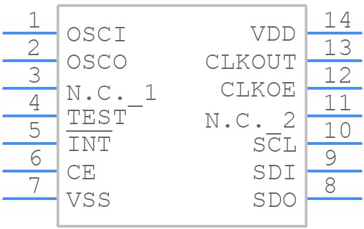 PCF2123TS/1,112 - NXP - PCB symbol