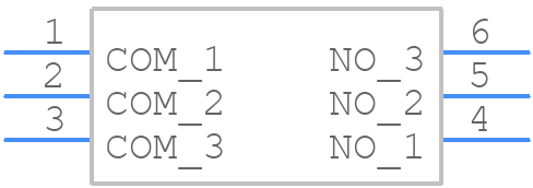 DS04-254-1L-03BK - CUI Devices - PCB symbol