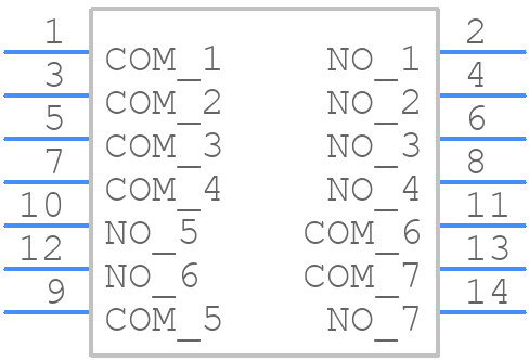 DS04-254-2-07BK-SMT - Same Sky - PCB symbol