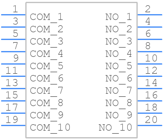 DS04-254-1-10BK-SMT - CUI Devices - PCB symbol