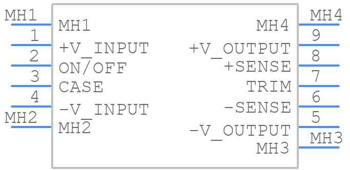 CHB200W-24S05 - Cincon - PCB symbol