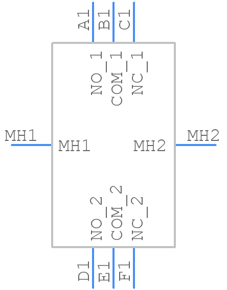 SL6NCHVR - Diptronics - PCB symbol