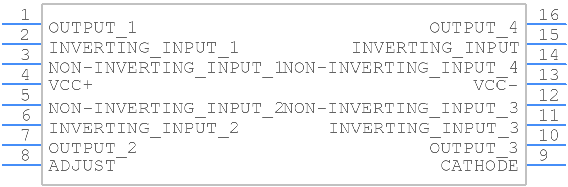 TSM104WIN - STMicroelectronics - PCB symbol