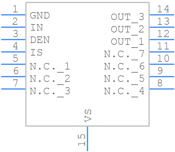 BTS7012-1EPA - Infineon - PCB symbol
