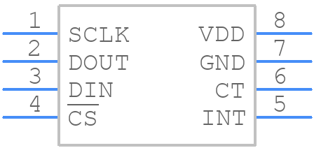 ADT7311WTRZ-RL7 - Analog Devices - PCB symbol