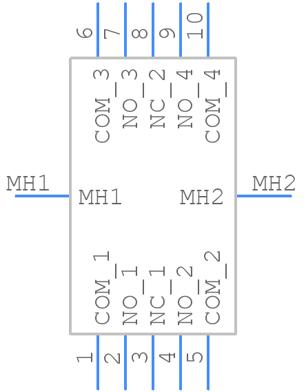 SSSF125800 - ALPS Electric - PCB symbol