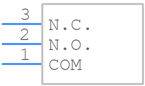 D2F-01L3-A1 - OMRON Electronics - PCB symbol