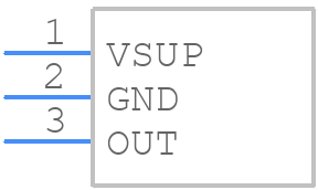 HAL1503UA-A - TDK - PCB symbol