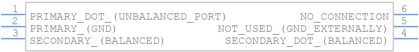 NCS2-222+ - Mini-Circuits - PCB symbol