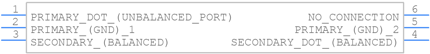 NCS4-63+ - Mini-Circuits - PCB symbol