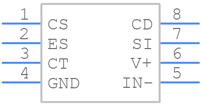 NJM2392D - Nisshinbo - PCB symbol