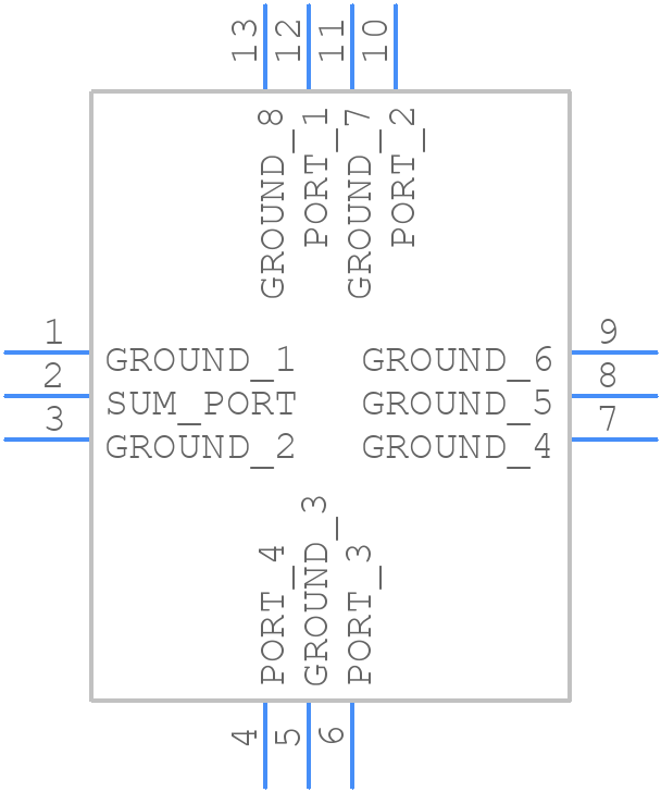 WP4N+ - Mini-Circuits - PCB symbol