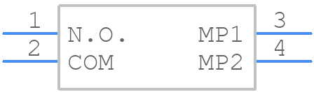 EVQP44B3M - Panasonic - PCB symbol
