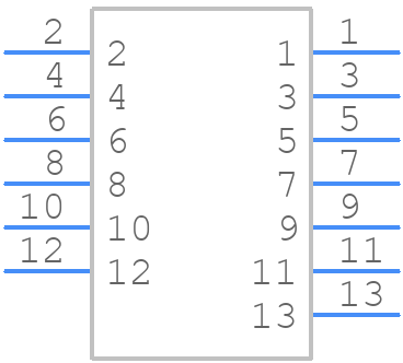 87898-1366 - Molex - PCB symbol