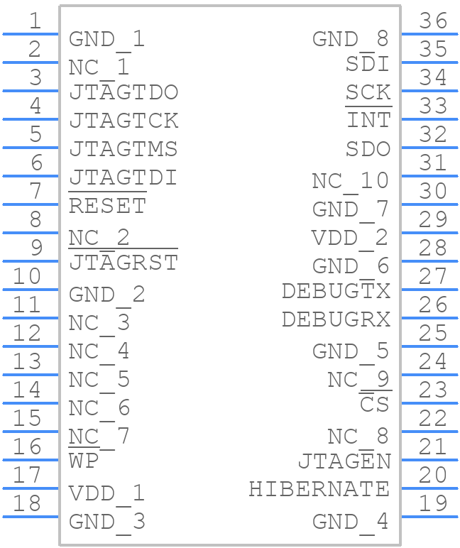 MRF24WB0MA/RM - Microchip - PCB symbol