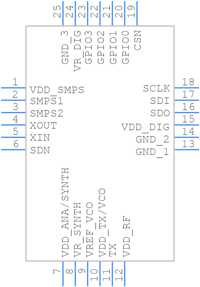 S2-LPTXQTR - STMicroelectronics - PCB symbol