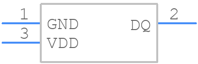 DS18S20+ - Analog Devices - PCB symbol