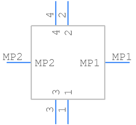 DF11C-4DP-2V(57) - Hirose - PCB symbol