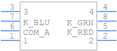 LP6OA2ASRGB - E-Switch - PCB symbol