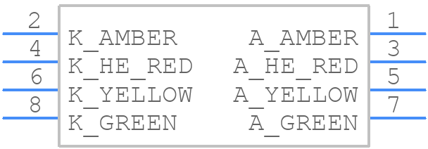 H485CGYHAD - Bivar - PCB symbol