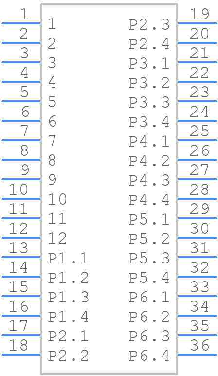 46114-6121 - Molex - PCB symbol