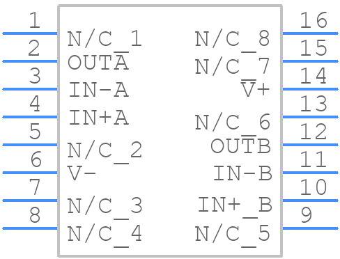 5962R9560403VXA - Texas Instruments - PCB symbol