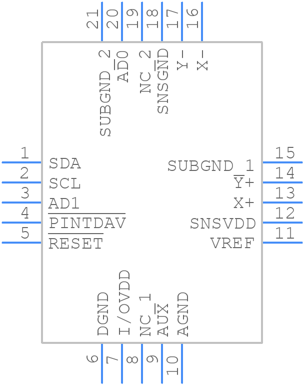 TSC2004IRTJR - Texas Instruments - PCB symbol