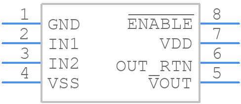 LTC1966MPMS8#PBF - Analog Devices - PCB symbol